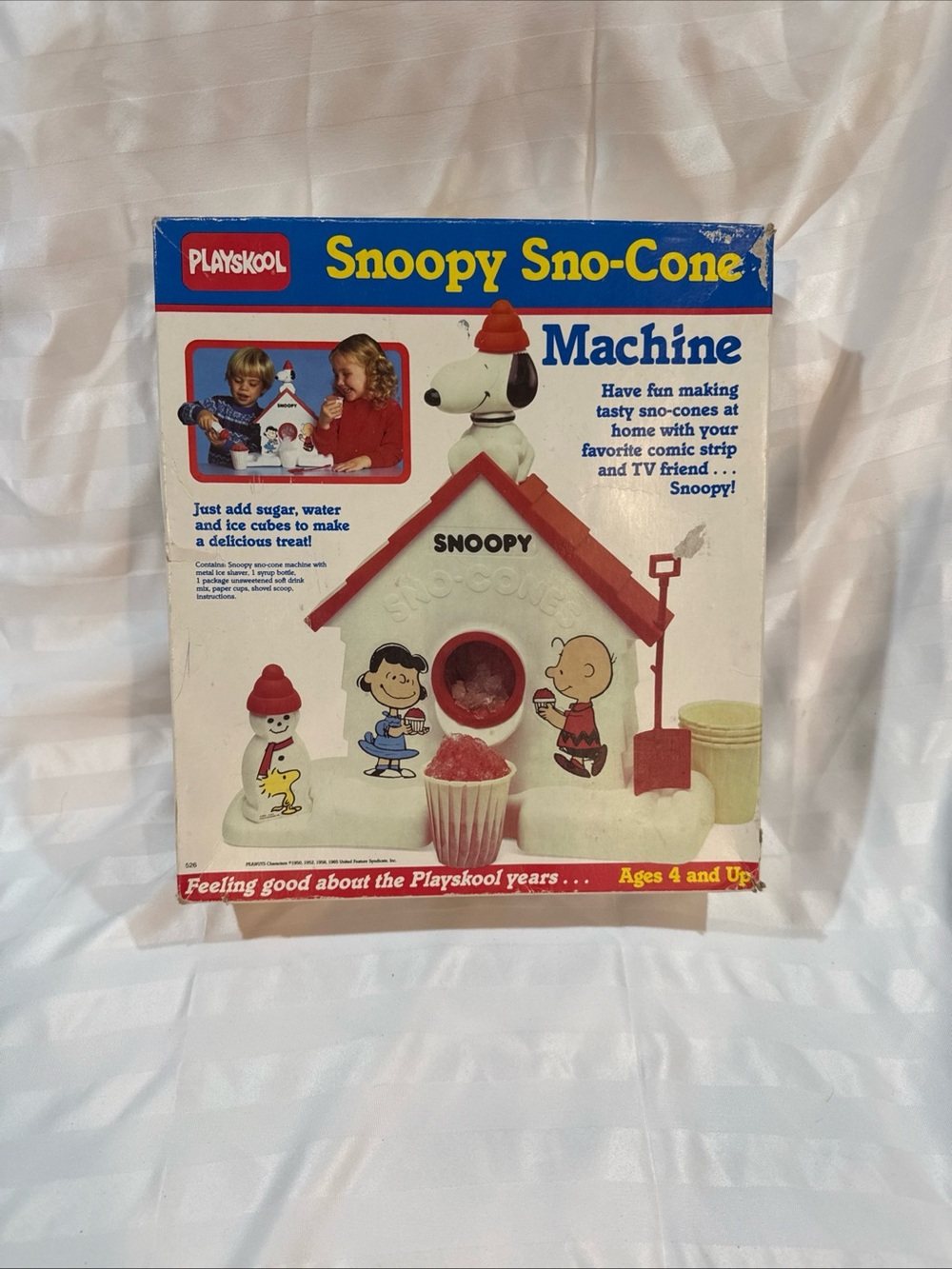 Playskool Snoopy Sno-Cone Machine - White & Red
